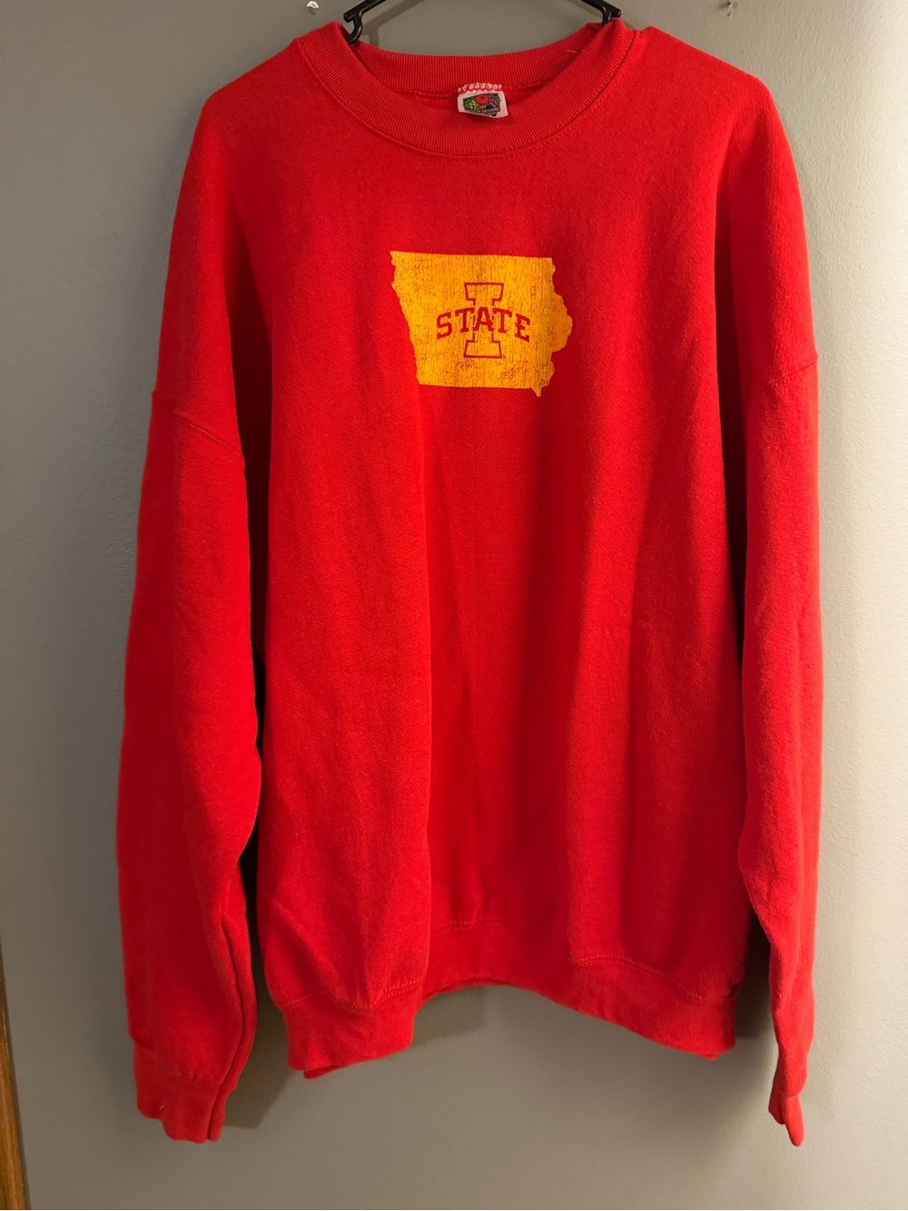 Fruit of the Loom Red Crewneck Sweatshirt  - Iowa State Cyclones